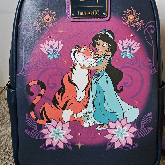 Jasmine and Rajah Loungefly Mini Backpack - Picture 2 of 4